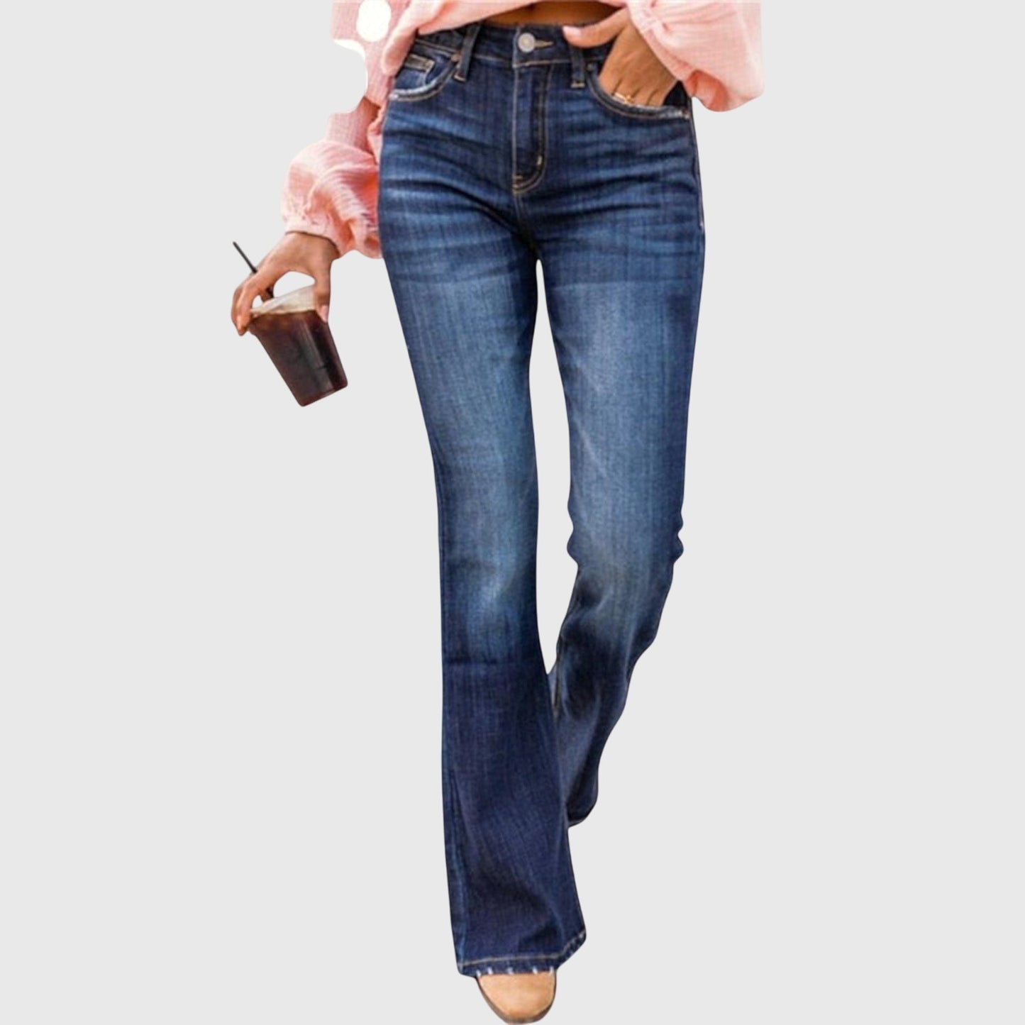 Flexibla Stretchbyxor för Vardagsbruk