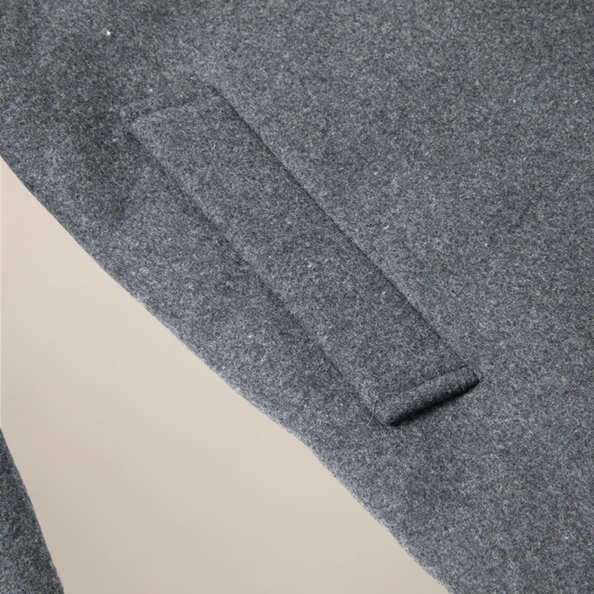 Herrens Knapp-up Jacka – Stilig Ytterkläder för Höst/Vinter