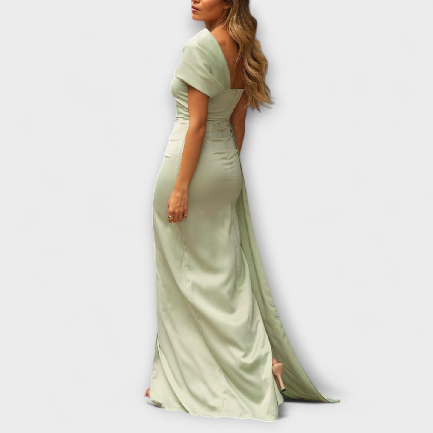 Chic Maxiklänning med En Axelslinga för Evenemang