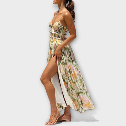 Annalise - Chic Tryckt Klänning för Alla Tillfällen