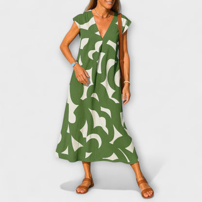 Linae – V-ringad klänning för alla tillfällen