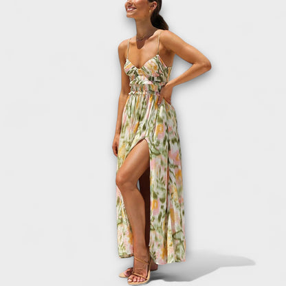 Annalise - Chic Tryckt Klänning för Alla Tillfällen