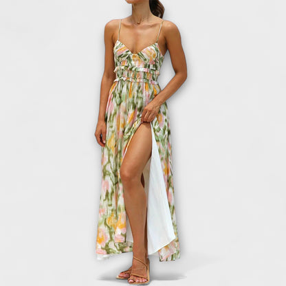 Annalise - Chic Tryckt Klänning för Alla Tillfällen