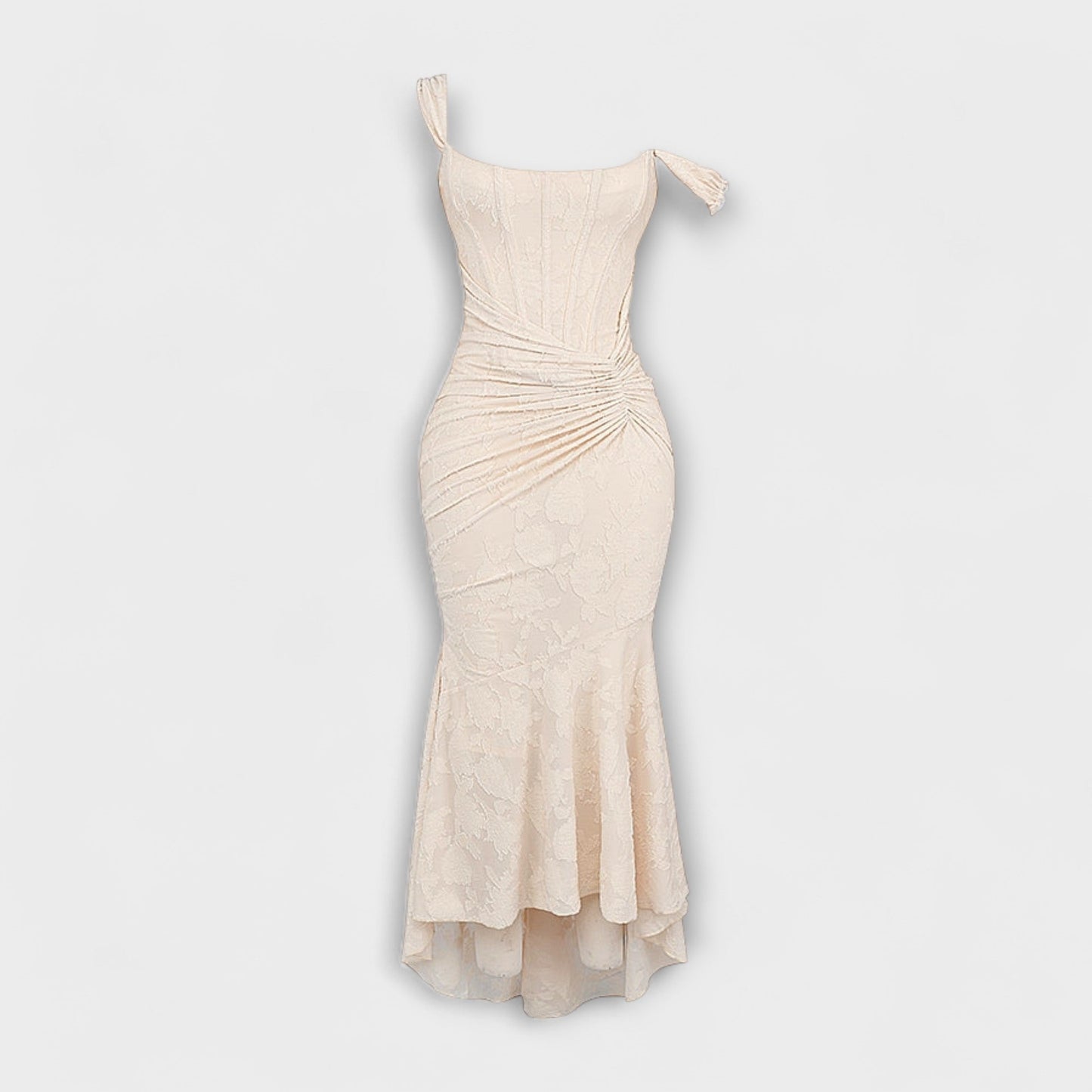 Renske - Chic Korsett Lång Klänning för Evenemang