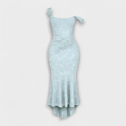 Renske - Chic Korsett Lång Klänning för Evenemang