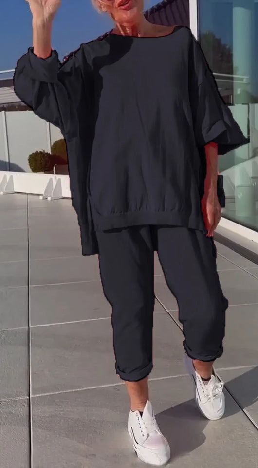 Ida | Chic Bomull Lounge Ensemble för Vardagsbruk