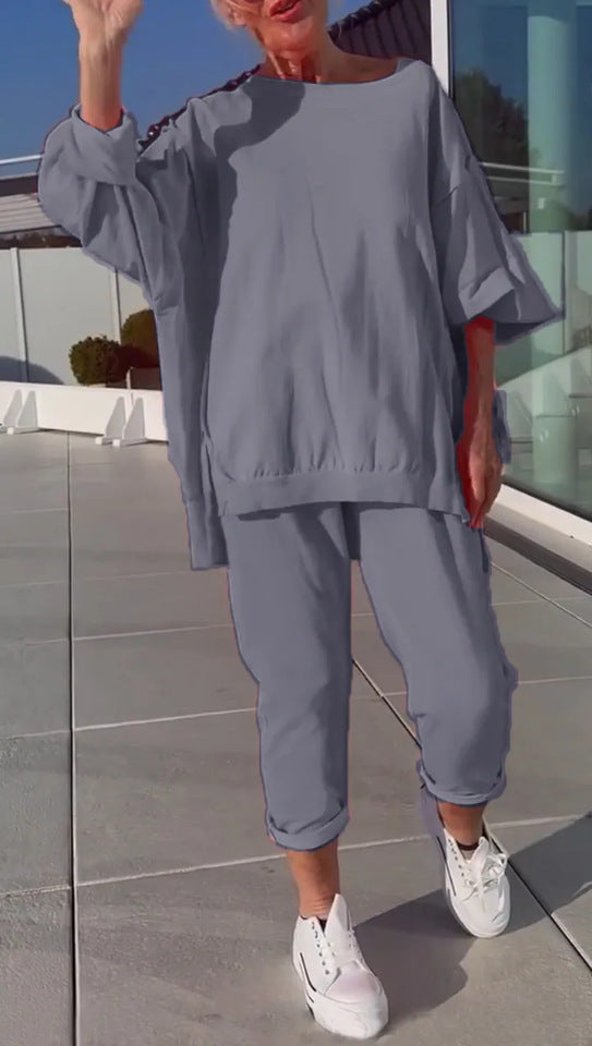 Ida | Chic Bomull Lounge Ensemble för Vardagsbruk