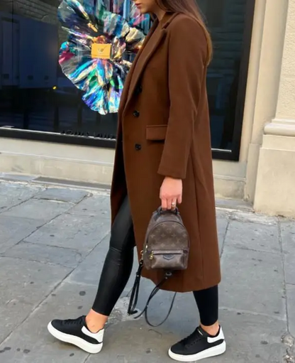 Sofistikerad Figursydd Trench Coat för Alla Tillfällen