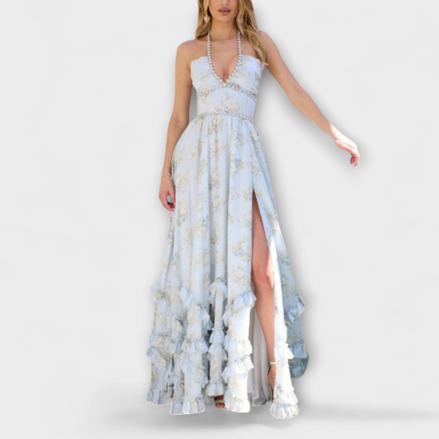 Chic Maxi Klänning för Alla Tillfällen