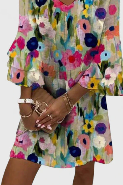 Elviera | Chic Mini Klänning för Alla Tillfällen