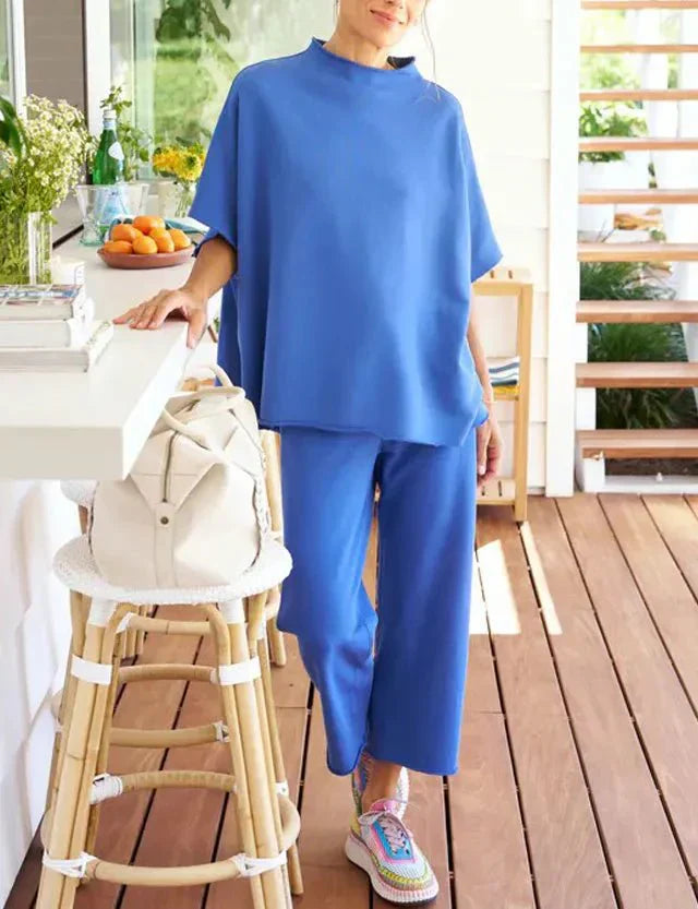 Lavinia | Chic Draped Lounge Ensemble för Alla Tillfällen