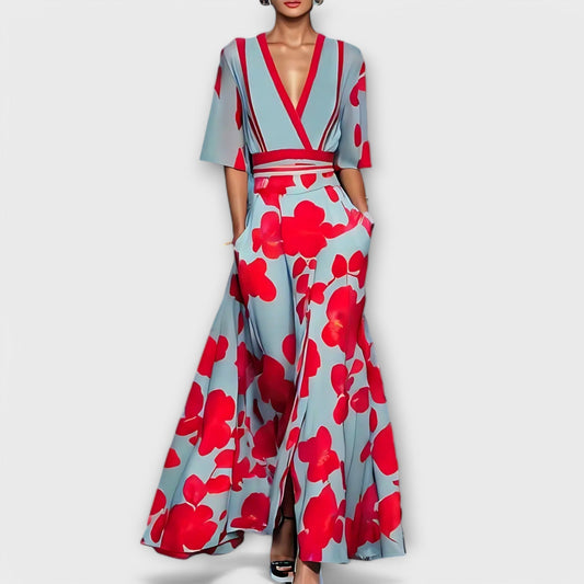 Chic Blommig Klänning för Alla Tillfällen