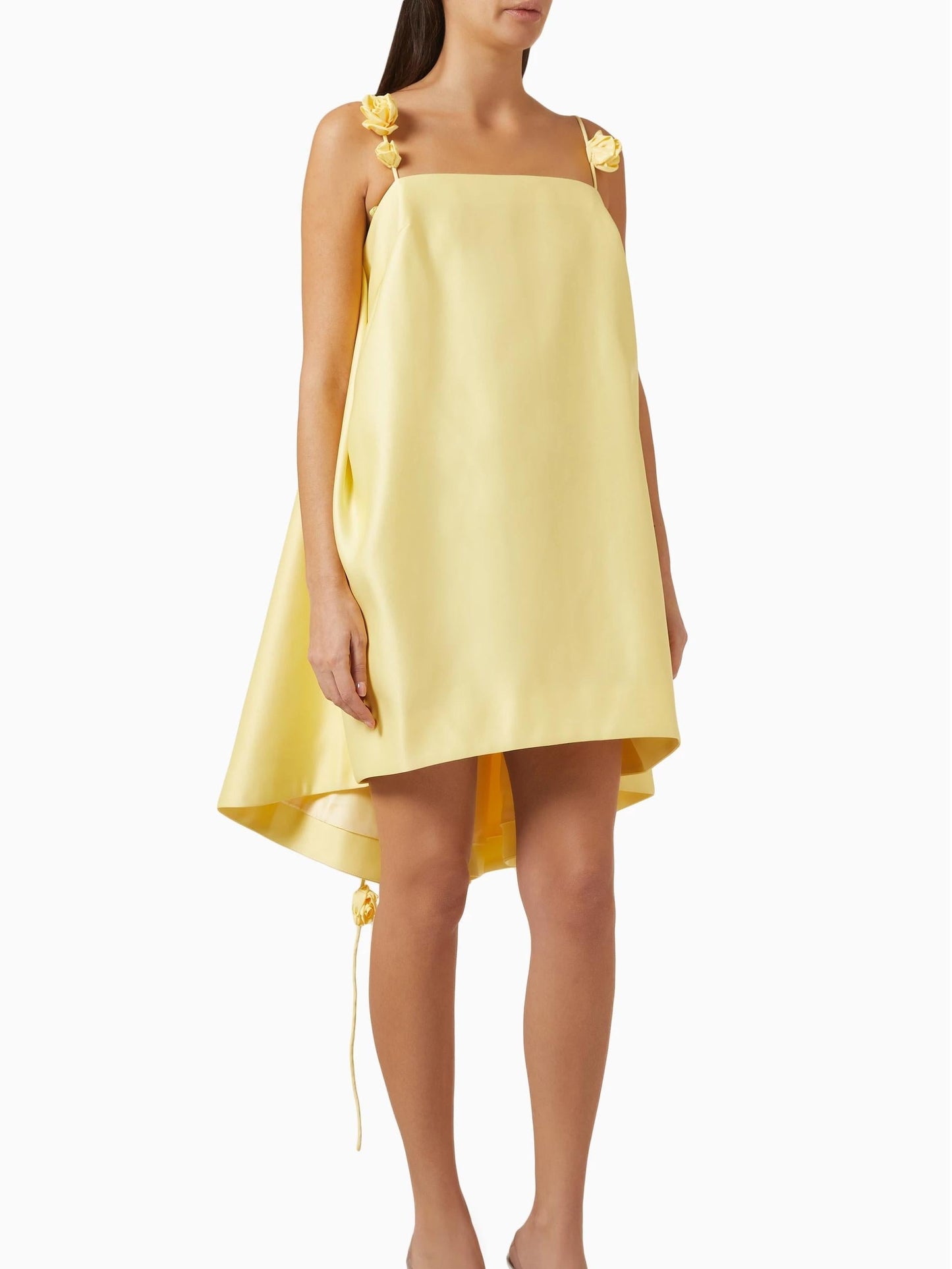 Blommönstrad Mini Klänning för Alla Tillfällen