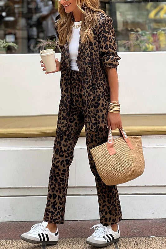 Maeve | Chic Leopard Lounge Ensemble för Alla Tillfällen