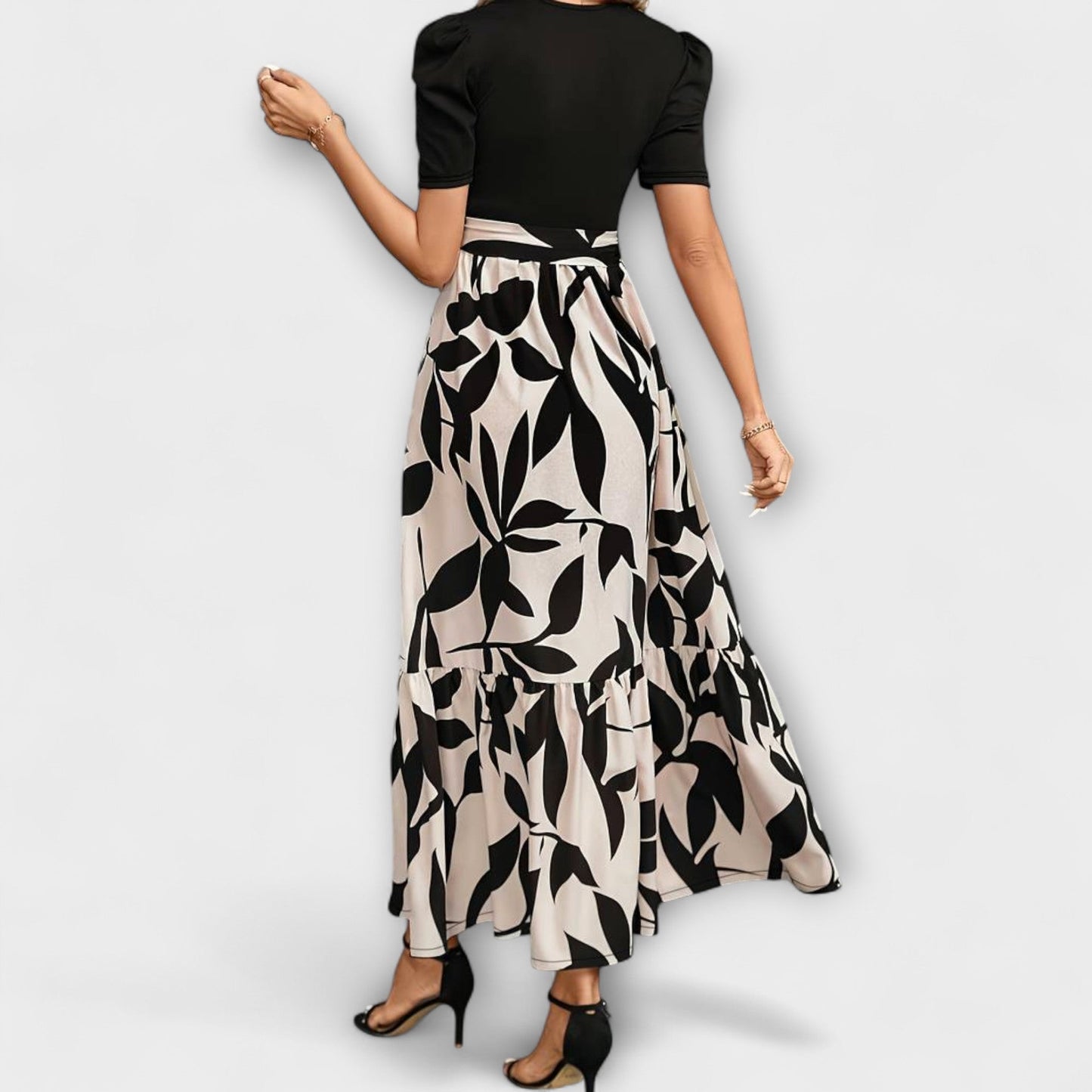 Blommönstrad Sommarklänning för Utomhusaktiviteter