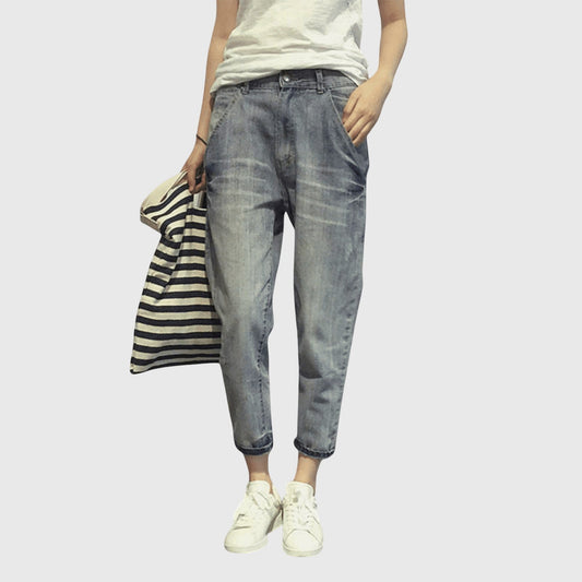 Charlotte - Chic Byxor i Bomullsblandning för Alla Tillfällen