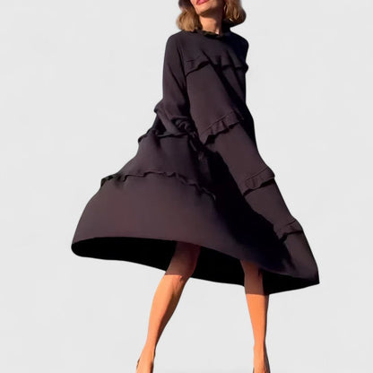 Briannelyse | Chic Midi Klänning för Varje Tillfälle