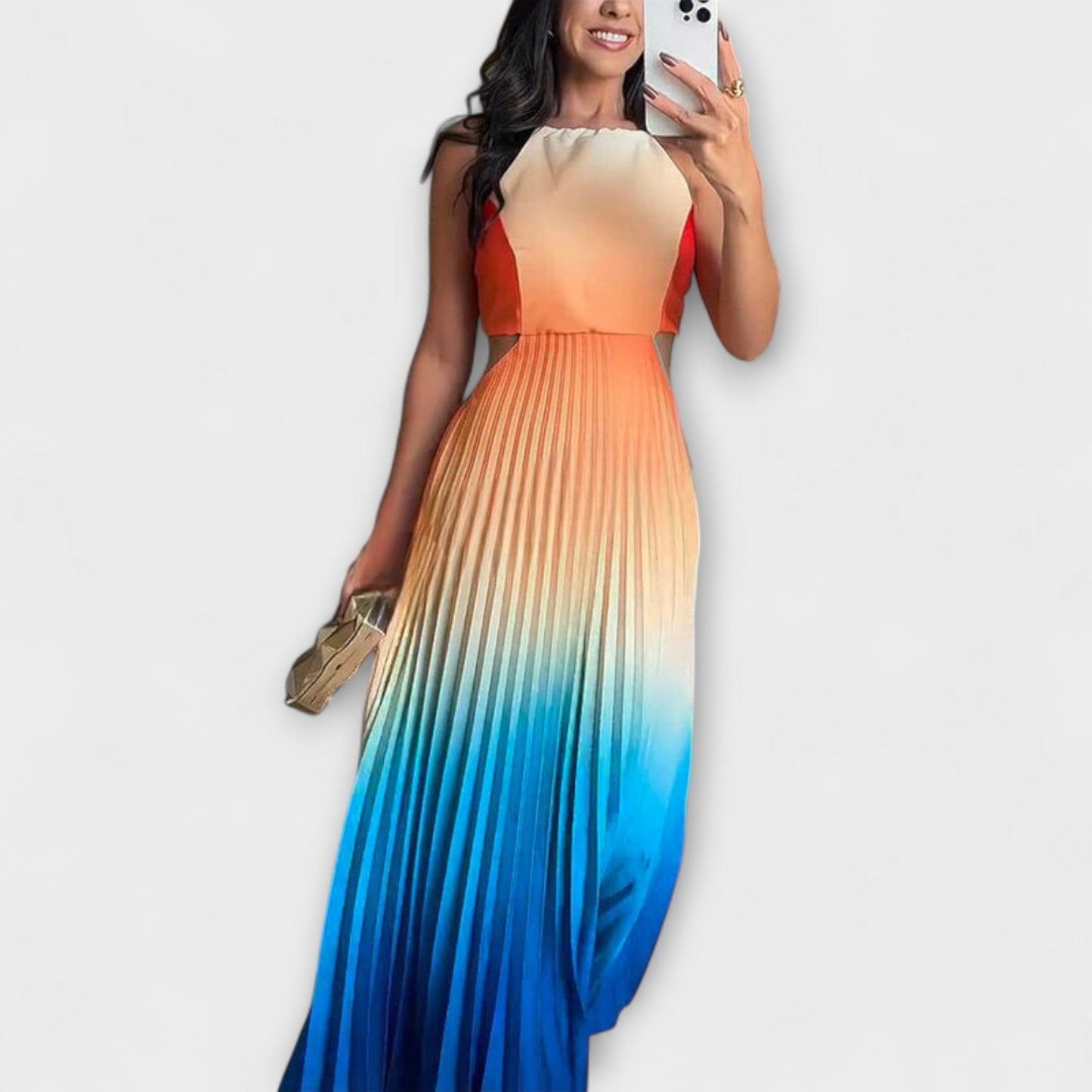 Chic Rygglös Tie-Dye Balldress