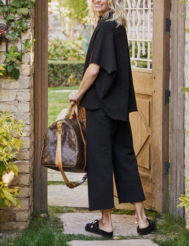 Lavinia | Chic Draped Lounge Ensemble för Alla Tillfällen