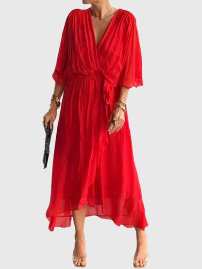 Bethany | Chic Kvällsklänning i Mjuk Tyg