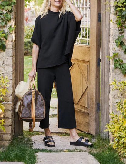 Lavinia | Chic Draped Lounge Ensemble för Alla Tillfällen