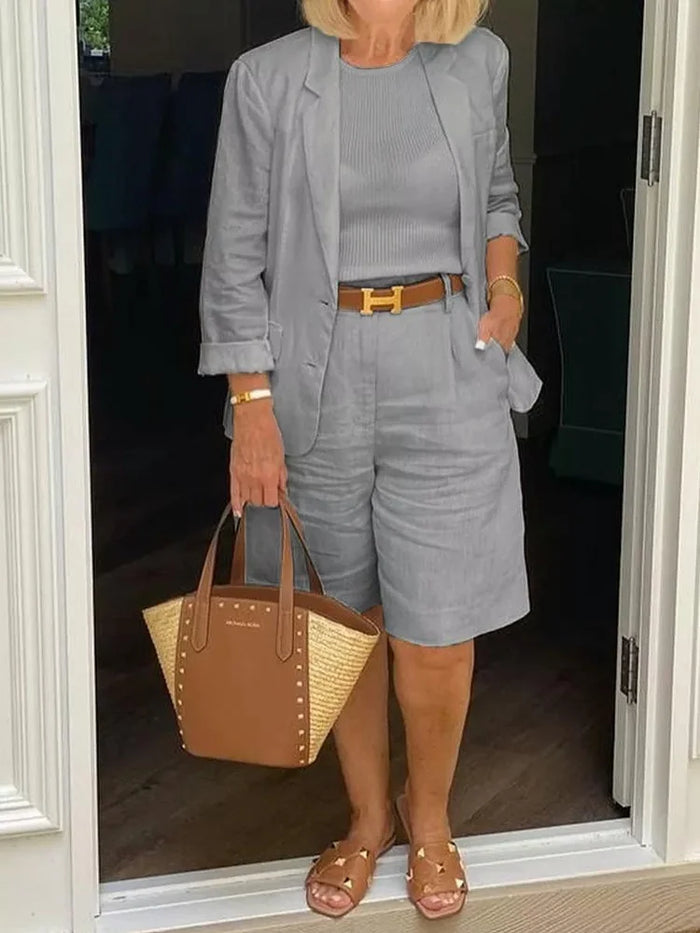 Elina | Chic Blazer Set för Alla Tillfällen