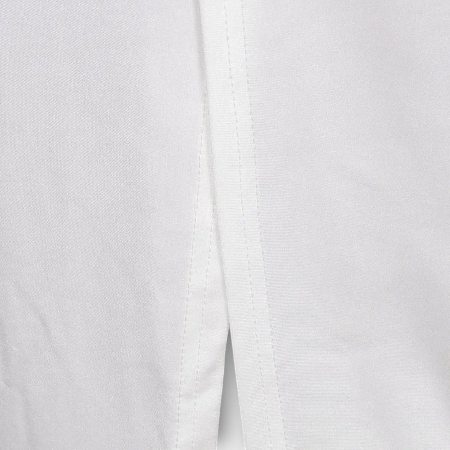 Selah Vit Långärmad Klänning med Urtag och Rhinestones för Evenemang