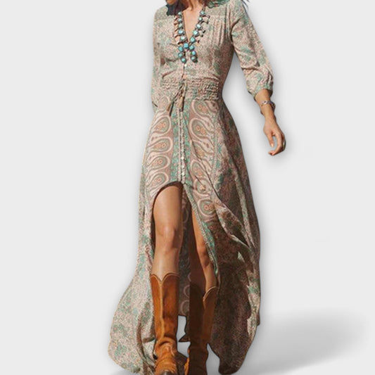 Bohemisk Maxi Klänning för Festivaler och Stranddagar