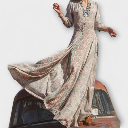 Bohemisk Maxi Klänning för Festivaler och Stranddagar