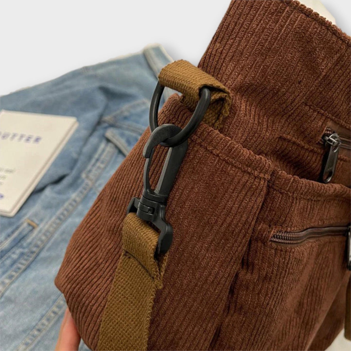 Olivia - Chic Canvas Tote för vardaglig stil