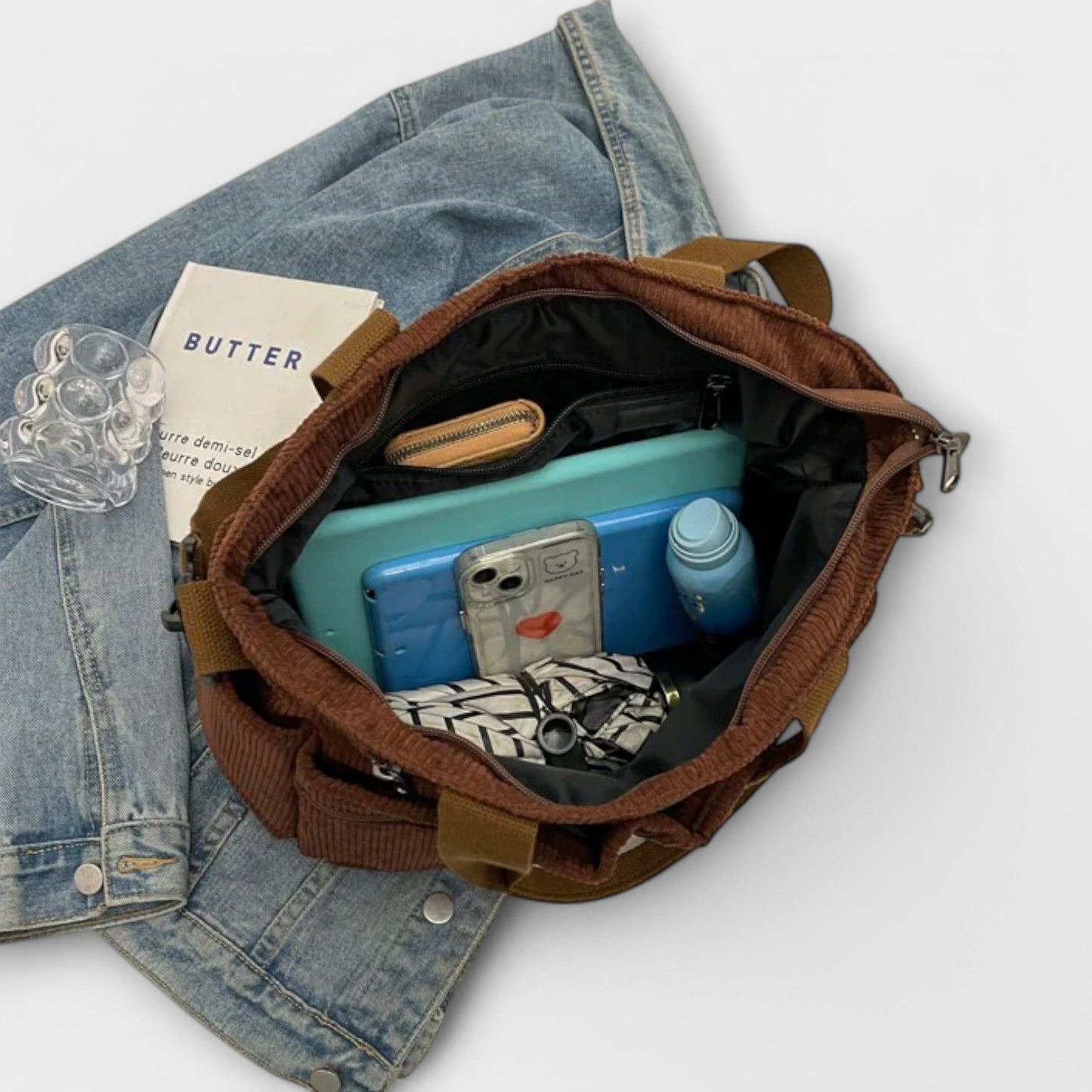 Olivia - Chic Canvas Tote för vardaglig stil