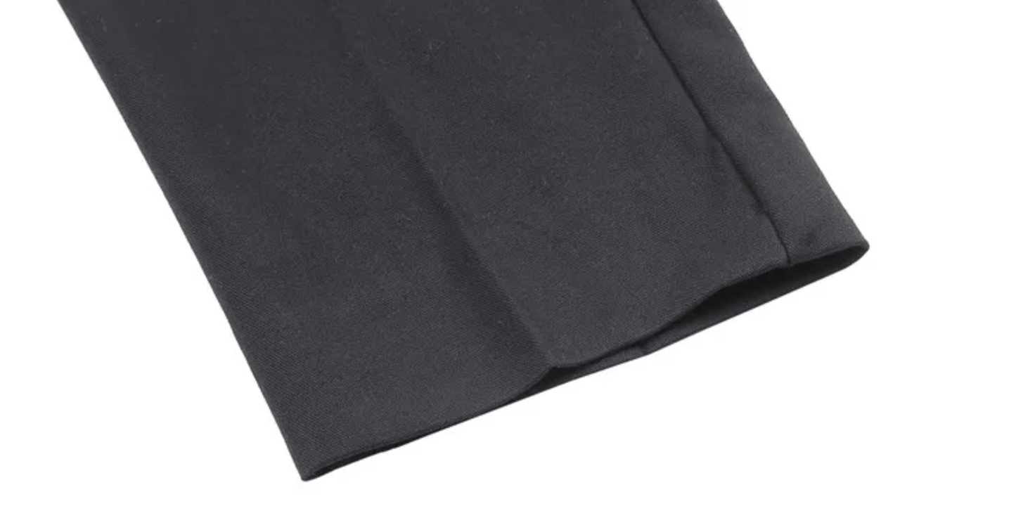 Herrformella högmidjade plisserade byxor för evenemang