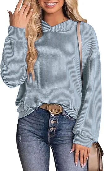 Harper - Mysig Bomulls Hoodie för Vardagsbruk