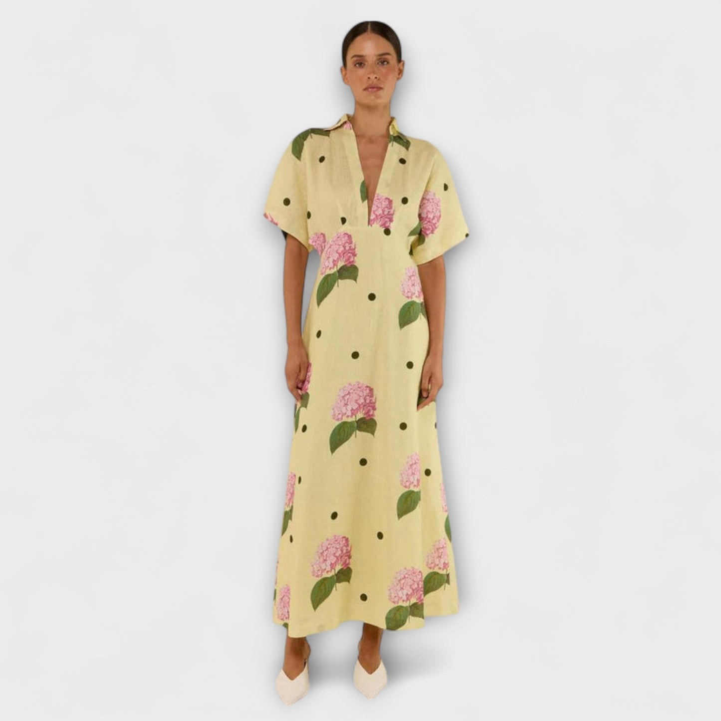 Kayla - Flödande Maxiklänning för Alla Tillfällen