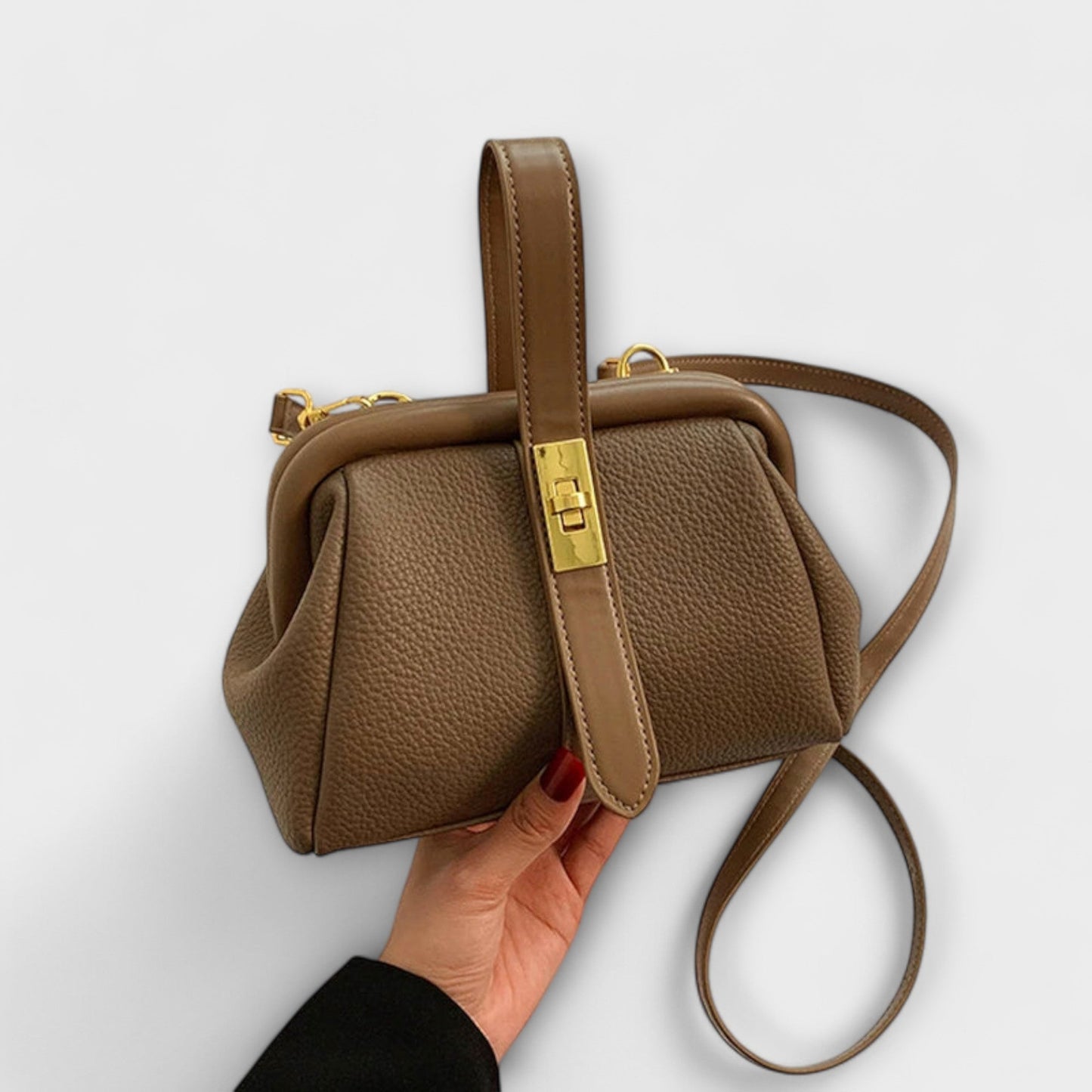 Olivia - Vintage Canvas Crossbody Bag för vardagligt bruk