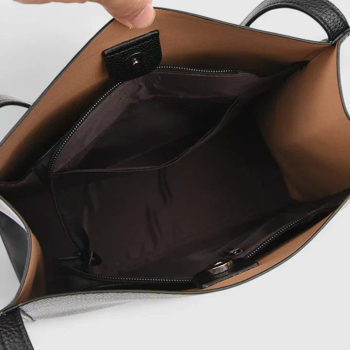 Eryzabeth | Chic Tygaxelväska för Varje Tillfälle