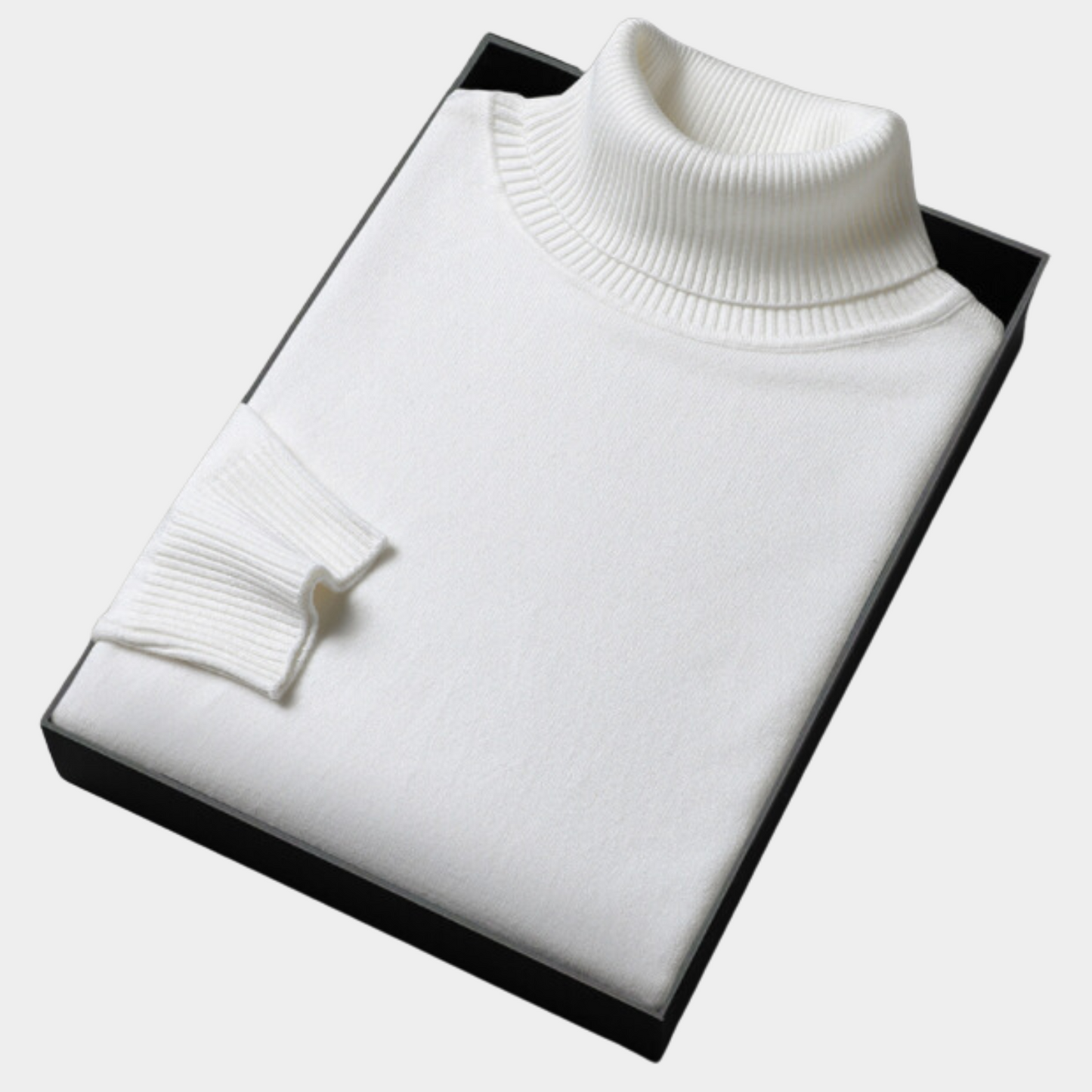 Herrarnas Livfulla Stickade Polokrage för Stilsäkra Tillfällen