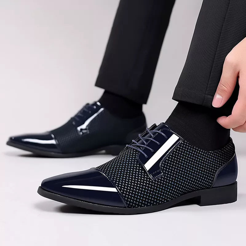 Herrens Brogue Oxford Skor – Chic Formell & Affärsmässig Klädsel