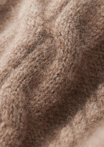 Herrens Kabelstickade Crew Neck Tröja - Mysig Vinter Nödvändighet