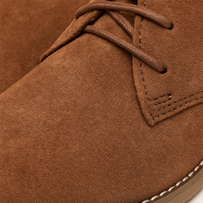 Herrars Suede Snörade Finskor för Bröllop och Formella Evenemang