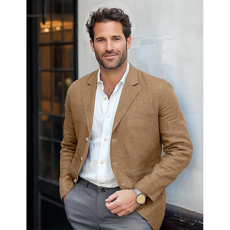 Herrklassisk Blazer – Stilig Klädsel för Alla Säsonger