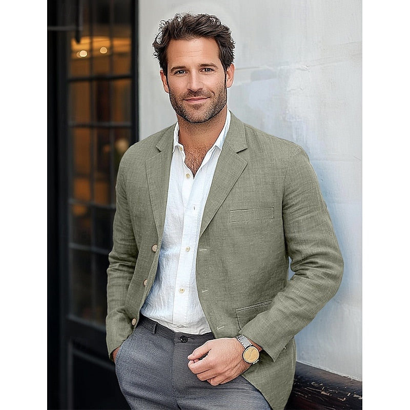 Herrklassisk Blazer – Stilig Klädsel för Alla Säsonger