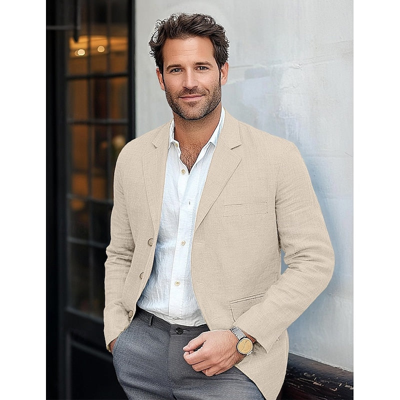 Herrklassisk Blazer – Stilig Klädsel för Alla Säsonger