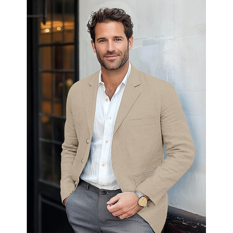 Herrklassisk Blazer – Stilig Klädsel för Alla Säsonger