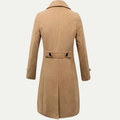 Herrens Långlinje Trench Coat - Italiensk Stil för Alla Tillfällen