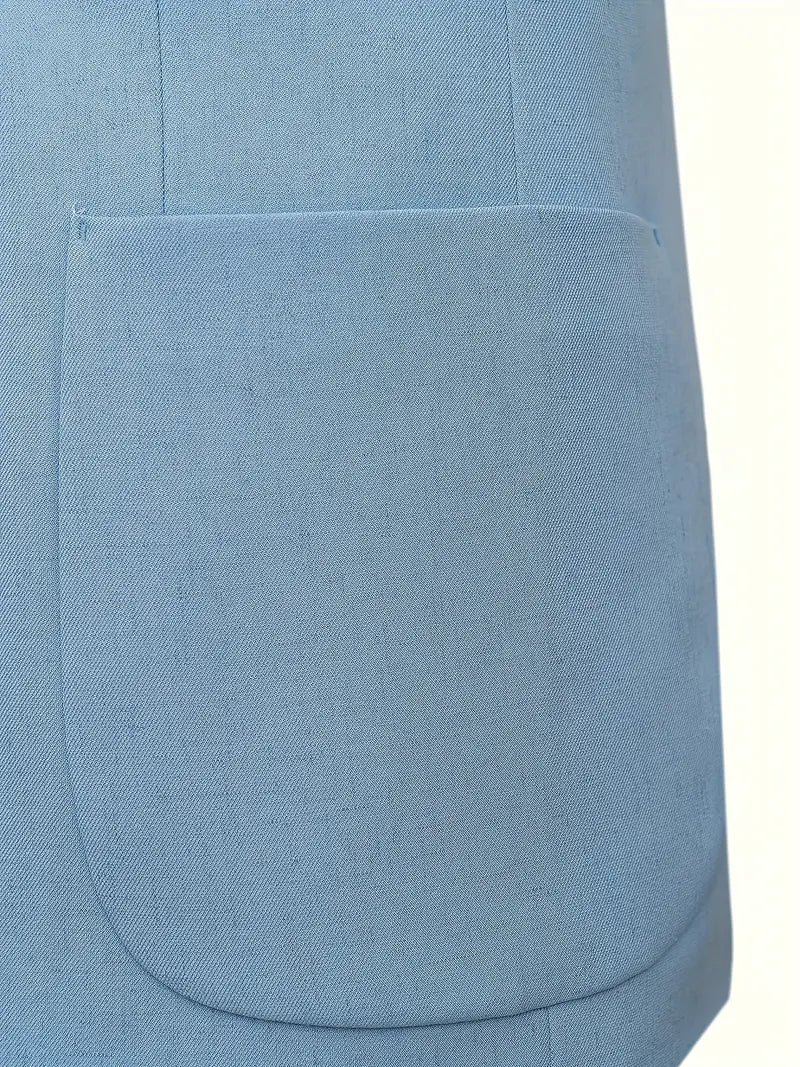 Herrens Platta Krage Kostym för Bröllop & Kontorsbruk