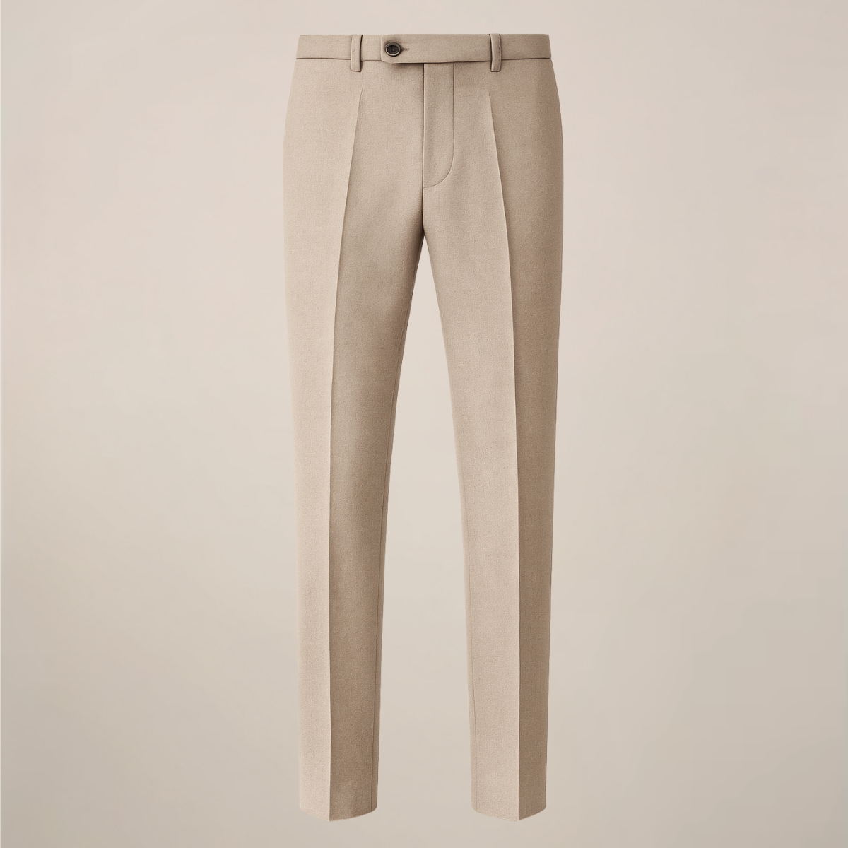 Herrarnas Khaki Tre-delade Kostym – Slim Fit Frack för Bröllop och Formella Evenemang