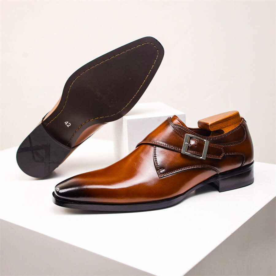 Herrarnas Monk Strap Kängor - Klassisk Stil för Formella Evenemang
