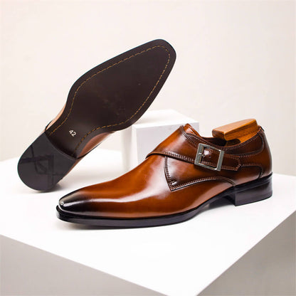 Herrarnas Monk Strap Kängor - Klassisk Stil för Formella Evenemang
