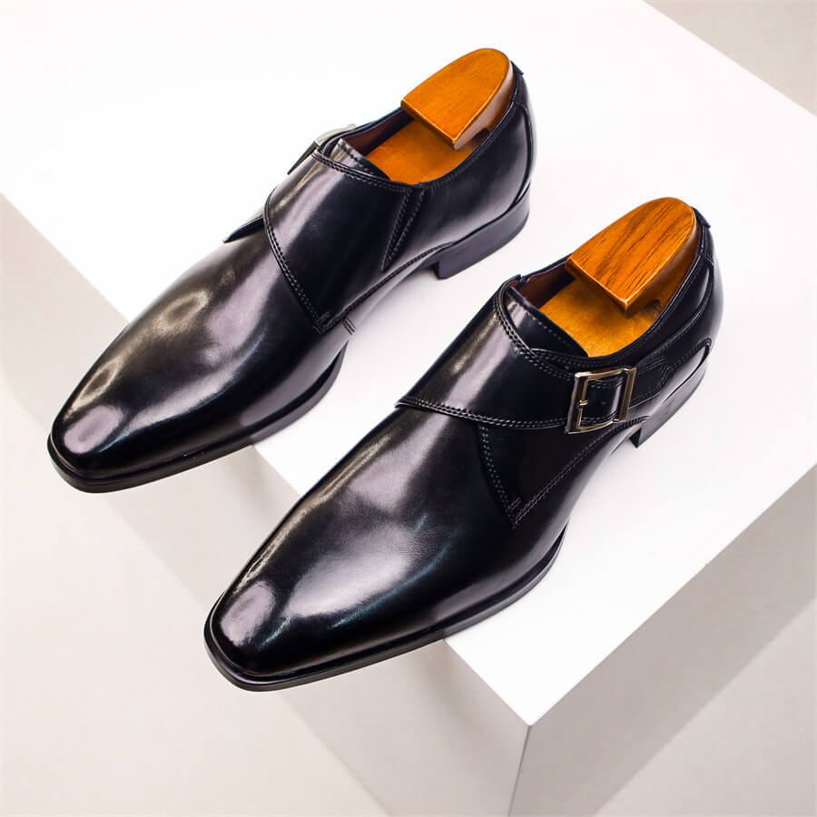 Herrarnas Monk Strap Kängor - Klassisk Stil för Formella Evenemang